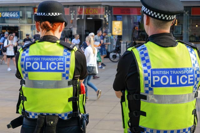 <p>British Transport Police said they had changed their search policy in light of the court ruling (Alamy/PA)</p>