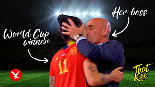 The kiss that broke football