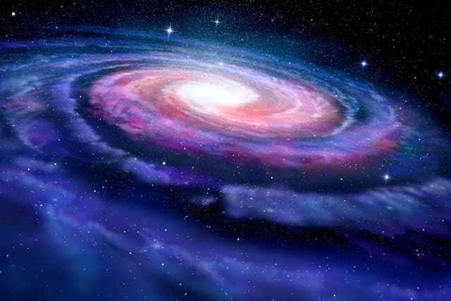 <p>The Big Wheel is a galaxy like our own Milky Way (pictured) - a disc galaxy</p>