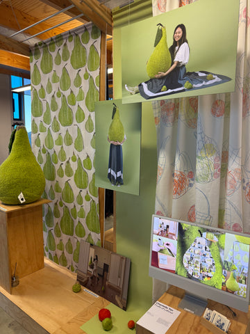 Fashion collection at Massey University Exposure Exhibition supported by Direct Sewing’s student initiatives.