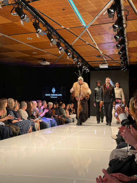 Collection piece displayed at the Otago Polytechnic Graduate Fashion Show 2025 created by emerging New Zealand designers.