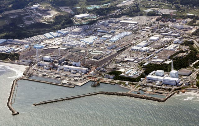 <p>This aerial view shows the Fukushima Daiichi nuclear power plant in Fukushima, northern Japan, on 24 August 2023</p>