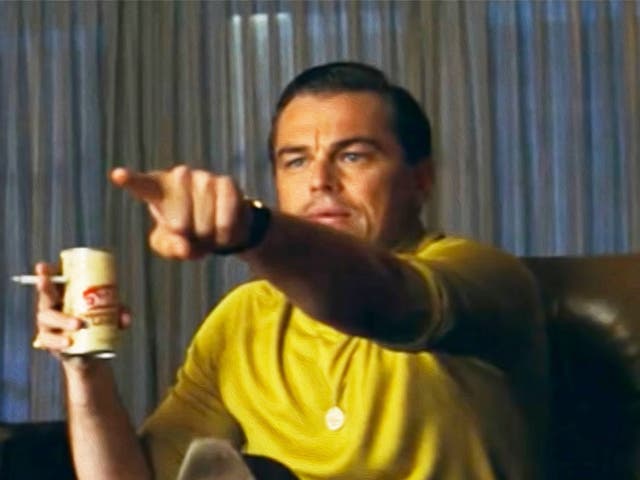 <p>‘Look, it's him!’: Leonardo DiCaprio spots something distracting on the telly in ‘Once Upon a Time in Hollywood’</p>