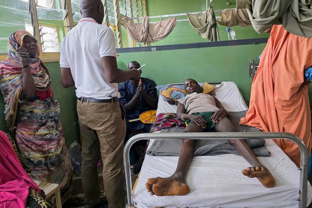 <p>Patient with meningitis in Nigerian hospital as country grapples with outbreak</p>