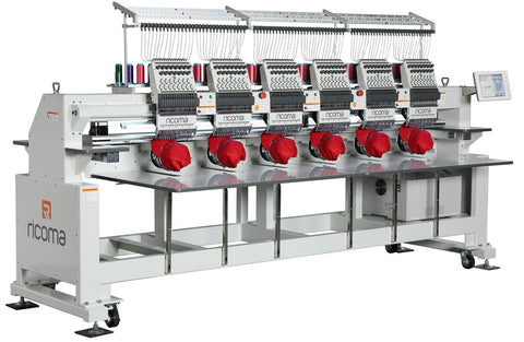 Ricoma 6 Head Commercial Embroidery Machine
