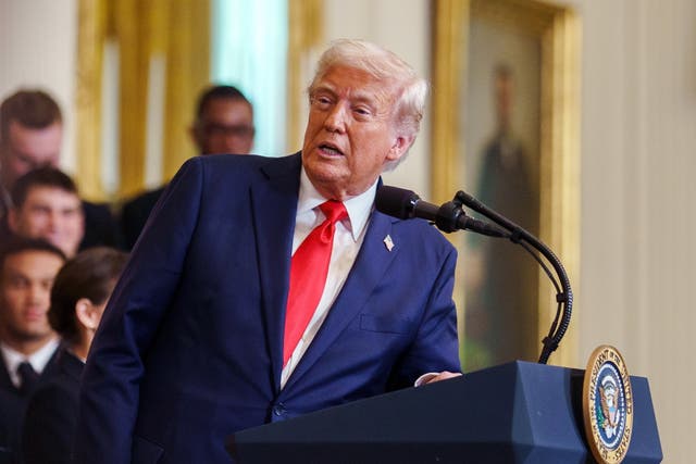 <p>US president Donald Trump</p>