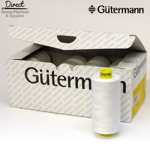 Gutermann Mara 100 thread in assorted colours – premium polyester thread for domestic and industrial sewing