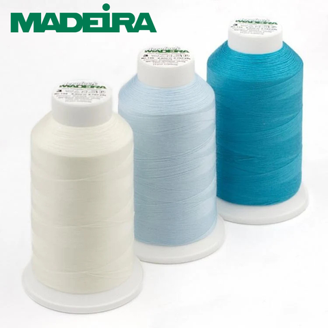 Madeira Aerolock polyester thread – clean and durable finish for domestic and industrial overlockers